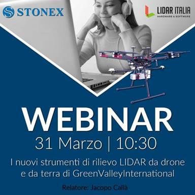 WEBINAR: i nuovi strumenti di rilievo LIDAR